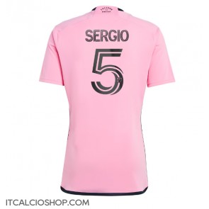 Inter Miami Sergio Busquets #5 Prima Maglia 2024-25 Manica Corta
